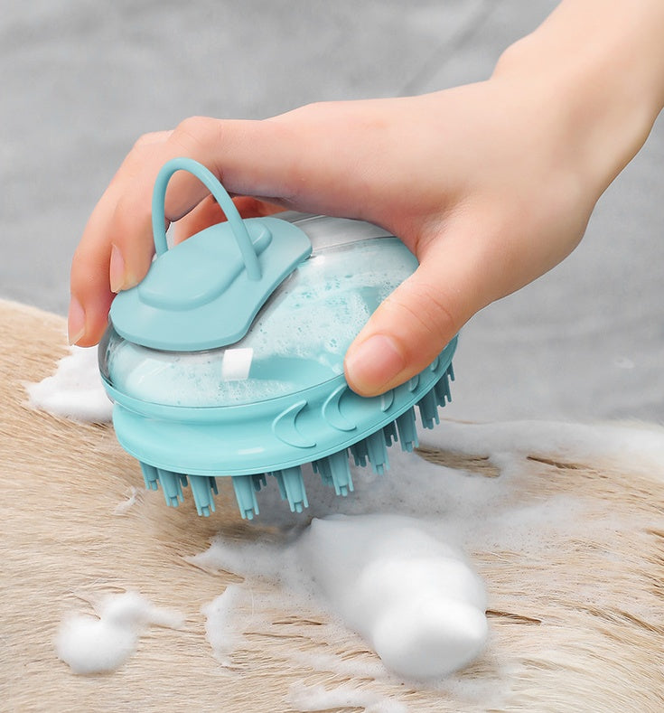 Transform Your Pet's Bath Time with Our New Pet Bath Massage Brush