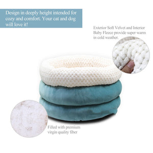 Why Your Pet Deserves the Semi-Closed Round Ice Velvet Pet Deep Sleep Bed